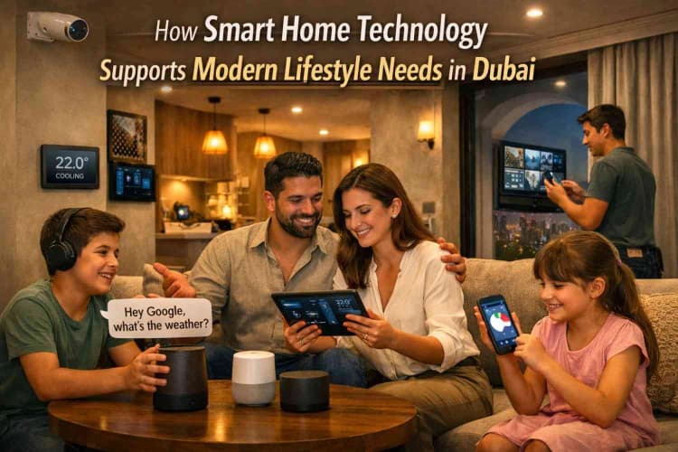 How Smart Home Technology Supports Modern Lifestyle Needs in Dubai