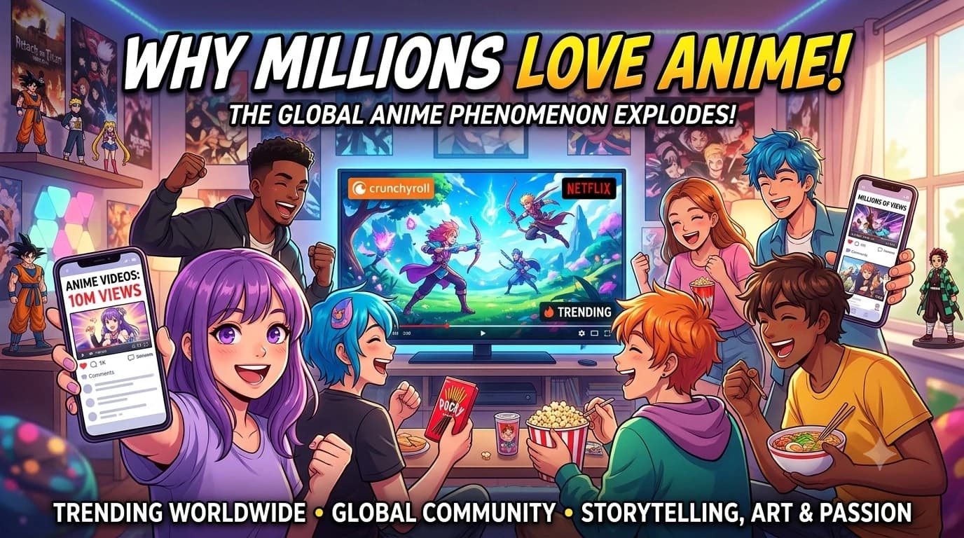 Anime Videos Getting More Popular: Why Millions of People Love Anime Content Today