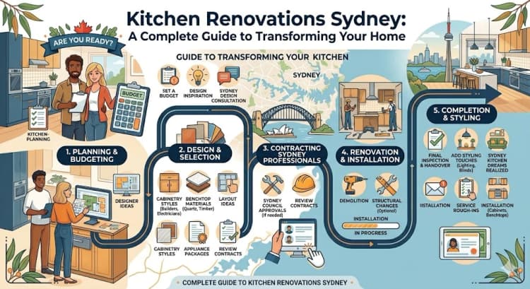 Kitchen Renovations Sydney: A Complete Guide to Transforming Your Home