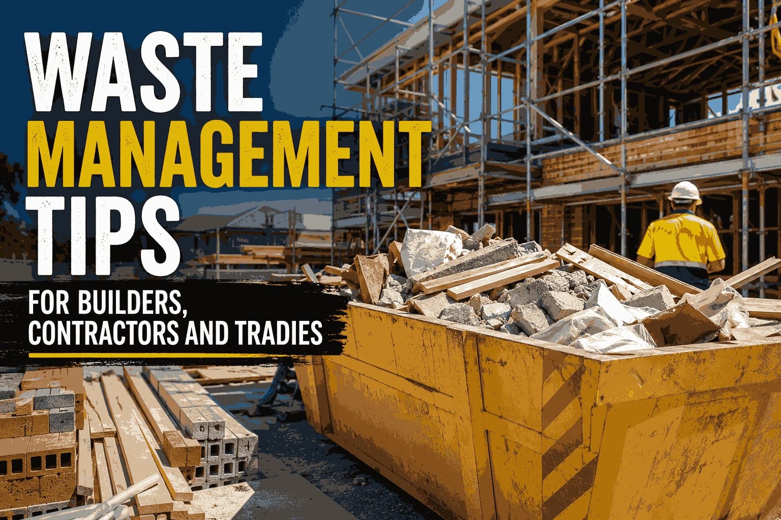 Waste Management Tips for Builders, Contractors and Tradies