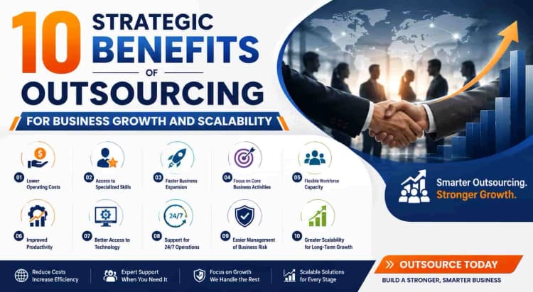 10 Strategic Benefits of Outsourcing for Business Growth and Scalability