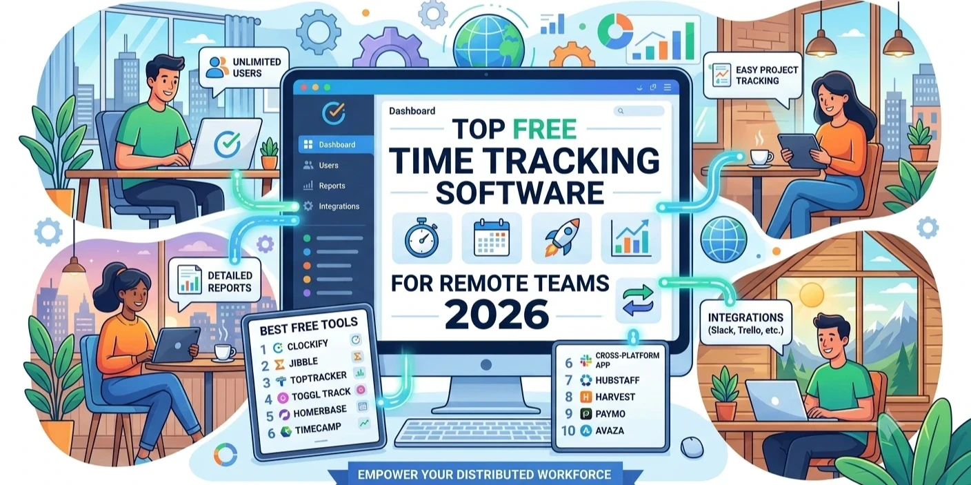 10 Best Free Time Tracking Software for Remote Teams of 2026